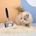 thumbnail image 4 of yulier Cat Litter Scoop, Aluminum Alloy Sifter, Deep Shovel with Long Handle, Non-Stick Heavy Duty Metal Litter Shovel for Cat Litter Box, Cat Poop Sifting, 4 of 5