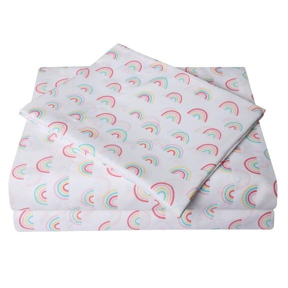 Ensemble de draps à imprimé en microfibre douce facile à nettoyer pour enfants Mainstays