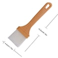 thumbnail image 3 of Kitchen Oil Brush, High-Temperature Resistant Baking Pastry Tool, Ergonomic Handle for Basting, Non-Stick Pan Reliable, Easy Clean Cooking Utensil, 3 of 7