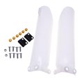 thumbnail image 1 of DYNWAVECA 2Pcs Motorcycle Bike Front Fork Guard Universal Shock Absorber Slider Protective Cover For 140cc 160cc Grubenrad PB1158 Plastic Guards , White, 1 of 3