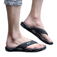 thumbnail image 4 of Kcodviy Summer Men's Open Toe Shower Slippers for Men Slippers Beach Shoes Massage S Men Slippers Bathroom Flip Flops, 4 of 7