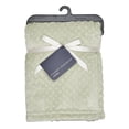 thumbnail image 4 of Modern Moments by Gerber - Herringbone Plush Blanket in Sage, 4 of 4