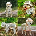 thumbnail image 3 of Imperméable imperméable pour Animaux de Compagnie Imperméable pour Animaux de Compagnie Respirant Léger Chien Pluie Poncho, 3 of 5