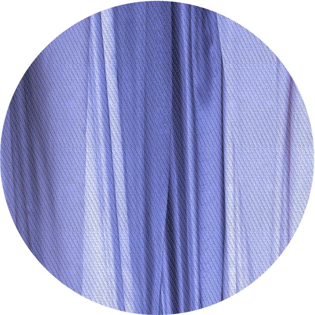 Ahgly Company Tapis Rond Lavable en Machine Intérieur Jeans Transitionnels Bleu, 7 Pieds Rond