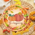 thumbnail image 2 of SLYNSHome 25 Pcs Assiettes en Papier pour l'Action de Grâce, Assiettes Jetables à Feuilles d'Automne Assiettes Citrouille d'Automne pour le Souper pour la Récolte d'Automne Fournitures de Fête de l'Action de Grâce - 7 Pouces, 2 of 6