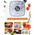 thumbnail image 4 of COMMERCIAL CHEF 1200 Watt High Power Blender, 50.7 oz, Black, 4 of 7