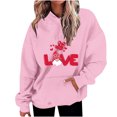 thumbnail image 1 of Birdeem Chandails à Capuchon et Chandails pour Femmes, Mode Décontractée, Saint-Valentin, Imprimés, Manches Longues, 1 of 1