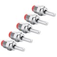 thumbnail image 3 of 5pcs Stainless Steel Copper Cap Automatic Pig Nipple Drinker Waterer Red Cap Long Rod, 3 of 9