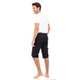 thumbnail image 3 of Shorts Cargo pour Hommes à Coupe Classique, devant Plat, en Sergé 100 % Coton, 3 of 6