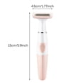 thumbnail image 2 of Electric Bikini Hair Trimmer Handheld Battery Powered Armpit Hair Remover Leg Hair Shaver Body Hair Razor for Woman Girls Home, 2 of 7