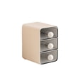 thumbnail image 2 of Yunuuuoa Clear Plastic Desktop Drawer Organizer Storage for Office Home Desk Stationery Supplies with Stackable Design and Smooth Pull Out Drawers for Vanity Table Dormitory Study Desk Accessories, 2 of 6