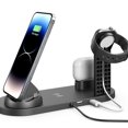 thumbnail image 4 of CEHVOM Cell Phone Automobile Cradles,Car Phone Holder,Mount Phone Mount For Car,4 in 1TwsCharging Dock For Multiple Devices FastTwsCharger Multi-function Cell Phone Charger Stand, 4 of 9