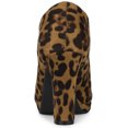thumbnail image 4 of Unique Bargains Women's Chunky High Heel Platform Round Toe Ankle Boots, 4 of 7