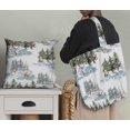 thumbnail image 5 of Soimoi White Georgette Viscose Fabric Animals & Pine Tree Print Fabric by the Yard 42 Inch Wide, 5 of 5