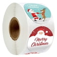thumbnail image 2 of WIFKLSIIPG Rouleau Naturel Rond de 1,5 Po Cuit avec Autocollants de Noël / 500 Étiquettes par Rouleau, 2 of 5