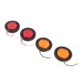 thumbnail image 4 of Trailer Indicator Lamp 4pcs 2.5in LED Round Indicator Light 10V-30V High Brightness Lamp For Truck Trailer Lorry, 4 of 8
