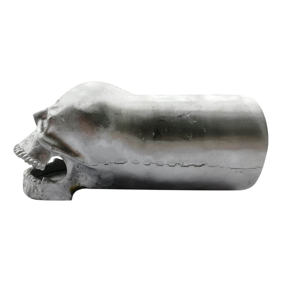 Skull Exhaust Tip For 2 Inch Pipe Motorcycle Car Accessory Stainless Steel Muffler Tip Decorative Sound Enhancer Easy Install Clamp On