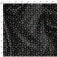 thumbnail image 4 of Soimoi Black Modal Satin Fabric Snow Flakes Floral Print Sewing Fabric Yard 42 Inch Wide, 4 of 5