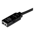 thumbnail image 2 of StarTech.com 25m USB 2.0 Active Extension Cable M/F - 25 meter USB A Male to USB A Female USB 2.0 Repeater / Extender Cable - Black - 80ft (USB2AAEXT25M) - USB extension cable - USB (F) to USB (M) - USB 2.0 - 82 ft - active - black - for P/N: SVA5H2NEUA, UUSBOTG, 2 of 3