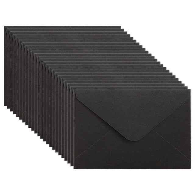50 Pack Envelopes V Flap Invitation Envelopes for Cards, Birthday, Weddings, Graduations, Greeting Cards, 10.7*15.7cm