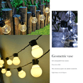 thumbnail image 3 of Outdoor Solar String Lights LED Solar Powered String Lights Waterproof,Crystal Ball Lights Solar Fairy Patio Lights for Garden, 3 of 5