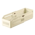 thumbnail image 2 of Boîte de Rangement Rétractable pour Armoire de Cuisine, Bac en Plastique à Angle Droit Ajustable avec Poignées pour Collations, Assaisonnements, Organisation de la Maison et du Garde-Manger, 2 of 7