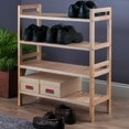 thumbnail image 2 of Winsome Mercury 2 Piece Stackable Shoe Rack Set, 2 of 6