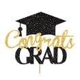 thumbnail image 1 of Graduation Cake Toppers Decorations For Party Desserts Baking Supplies Sweet Celebration Insert, 1 of 4