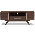 thumbnail image 3 of Bowery Hill 60" TV Stand in Walnut Brown, 3 of 10