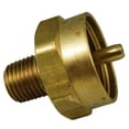 thumbnail image 3 of Marshall Excelsior Propane Adapter Fitting ME488P 1 Inch-20 FNPT Inlet x 1/4 Inch MNPT Outlet; Brass; Single; With Plastic Clamshell, 3 of 3