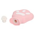 thumbnail image 4 of Hot Water Bottle, Reusable Dual Use Compact Cute Silicone Microwave Heating Bear Paw Hot Water Bag  For Office Light Brown,Light Yellow,Pink, 4 of 8