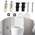 thumbnail image 3 of Mosiee Expansion Screw Set Replacement Stainless Steel Toilet Covers White/Black, 3 of 9