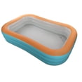 thumbnail image 1 of Inflatable Swimming Pool, 2.6m/8.5ft Foldable Large Size Kiddie Pool, Easy Set Up Kids Pool, Backyard, Outdoor Summer Water Party For Family, Bathing And Soaking, Pool For Kids, 1 of 8