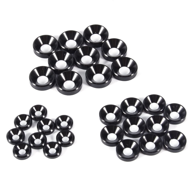 Countersunk Head Gasket, Countersunk Head Washers Small Colorful 10pcs/Bag Aluminum Alloy Hardware Tools For High Hardness