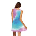 thumbnail image 1 of Fridja Robe Sans Manches à Col Rond Imprimée Décontractée d'Été pour Femme, 1 of 5