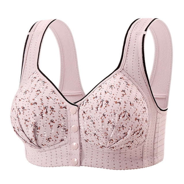 Seamless Front Close Bras for Women Post Surgery Full Coverage Moisture Wicking Comfort Supportive Convenient Bralettes Plus Size Everyday Bras