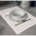 thumbnail image 3 of Vargottam Napperons - Napperon pour Table à Manger, Ensemble de 4 - Serviette en Coton Imprimée et Réversible - Napperons d'Intérieur pour Table de Salle à Manger à la Maison et en Cuisine - Coq (Gris), 3 of 5