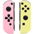 thumbnail image 1 of Switch Controller for Nintendo Switch, Switch Remote Control supports Dual Vibration/Motion Control/Screenshot/Wake-up (Pink and Yellow), 1 of 16