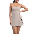 thumbnail image 4 of LOVZFMLL Robe Ample à Col Rond pour Femme Kaki P, 4 of 8
