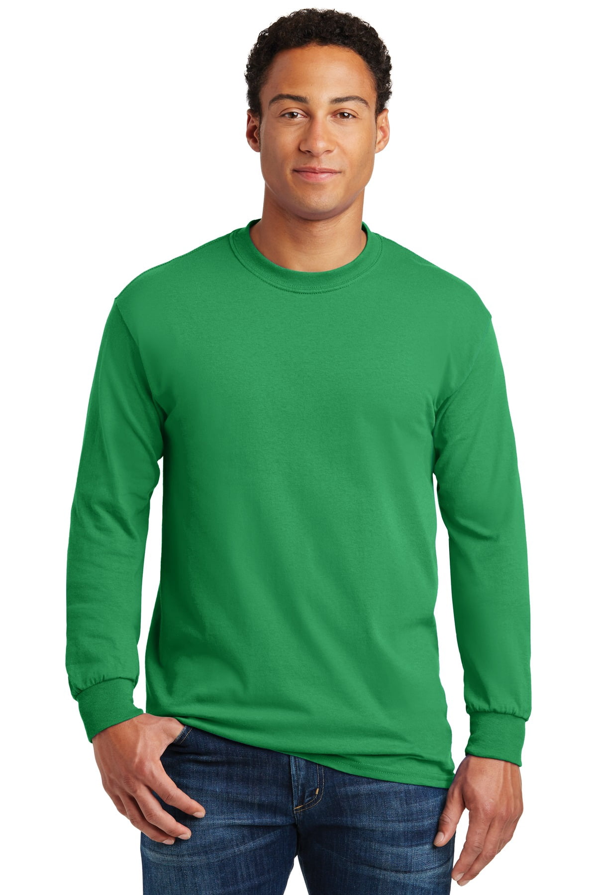 Heavy Cotton 100% Cotton Long Sleeve TShirt - Walmart.ca
