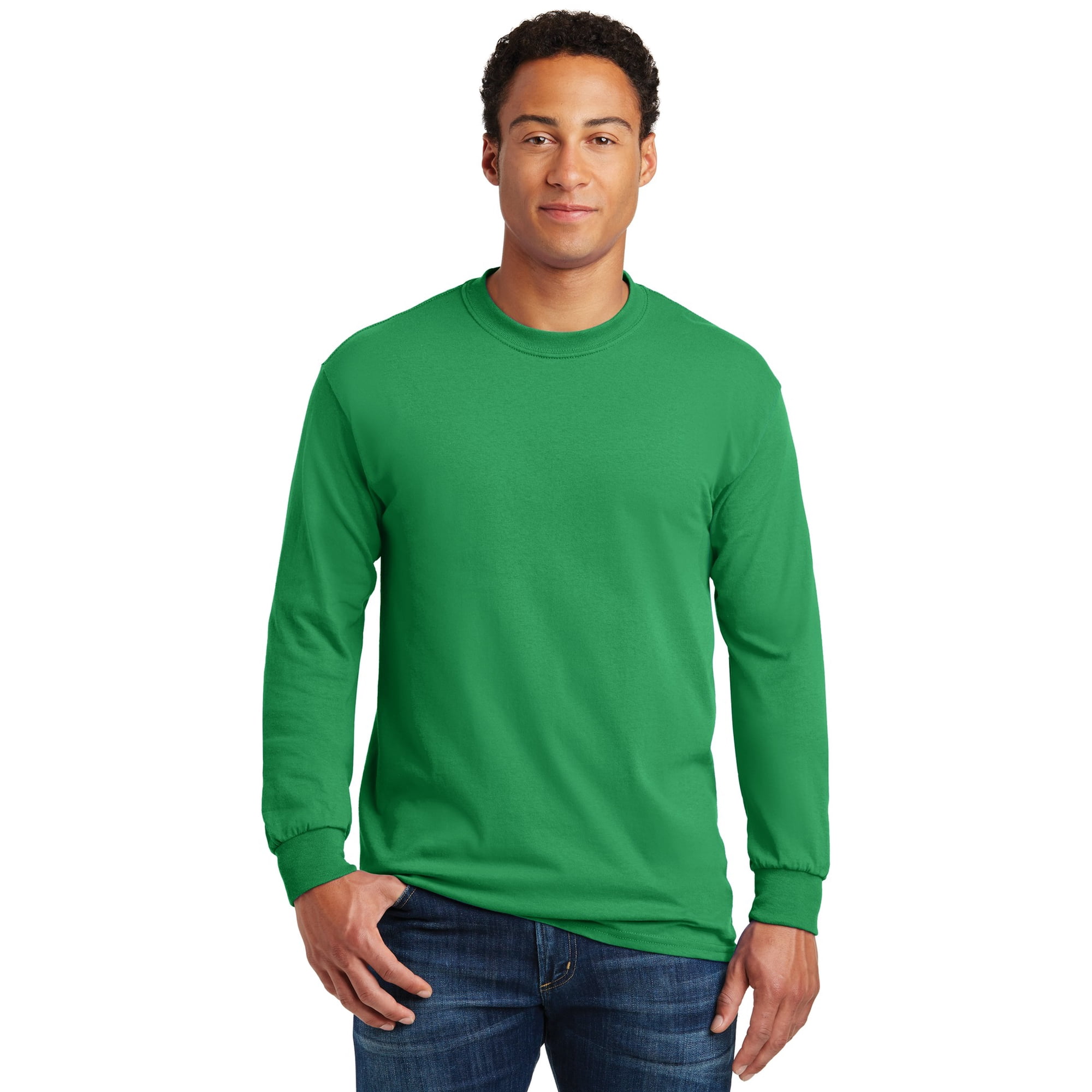 Heavy Cotton 100% Cotton Long Sleeve TShirt - Walmart.ca