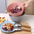 thumbnail image 3 of Hearth & Gear Large Capacity Bowl Minimalist Pointed PP Tableware Fork Spoon Baking And Mixing Bowl Kitchen Aid Stand Mixer 5 Quartz Cake Mixer with Bowl And Stand Portable Mixer Stand Toastmaster, 3 of 5