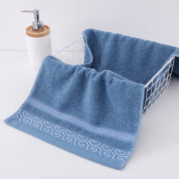 Towel Thickened Soft Absorbent Plain Color Household Wash Face Gift Towel