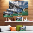 thumbnail image 3 of Clear Mountain Lake under Bright Sky - Impression sur Toile Paysage, 3 of 4