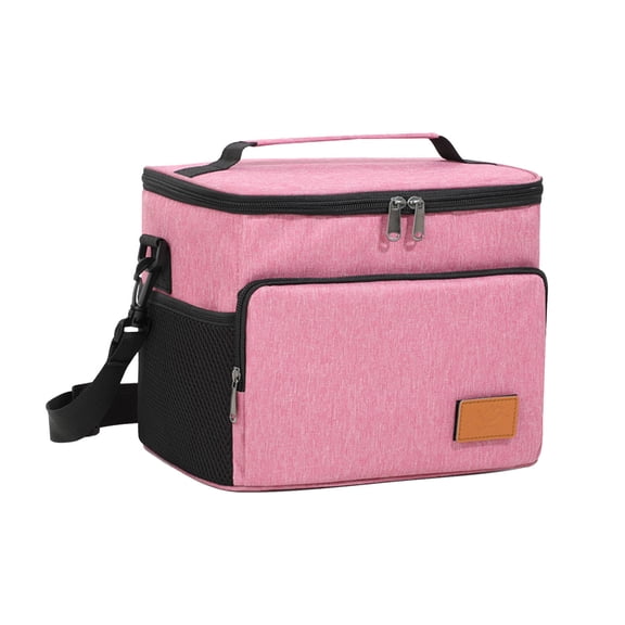 Sac à Lunch Isolé pour Femmes/hommes - Boîte à Lunch Réutilisable pour Bureau Travail École Pique-Nique Plage - Sac Étanche Pouvant Être Congelé avec Bandoulière Amovible pour Enfants/adultes Sac à Lunch Femmes Isolé