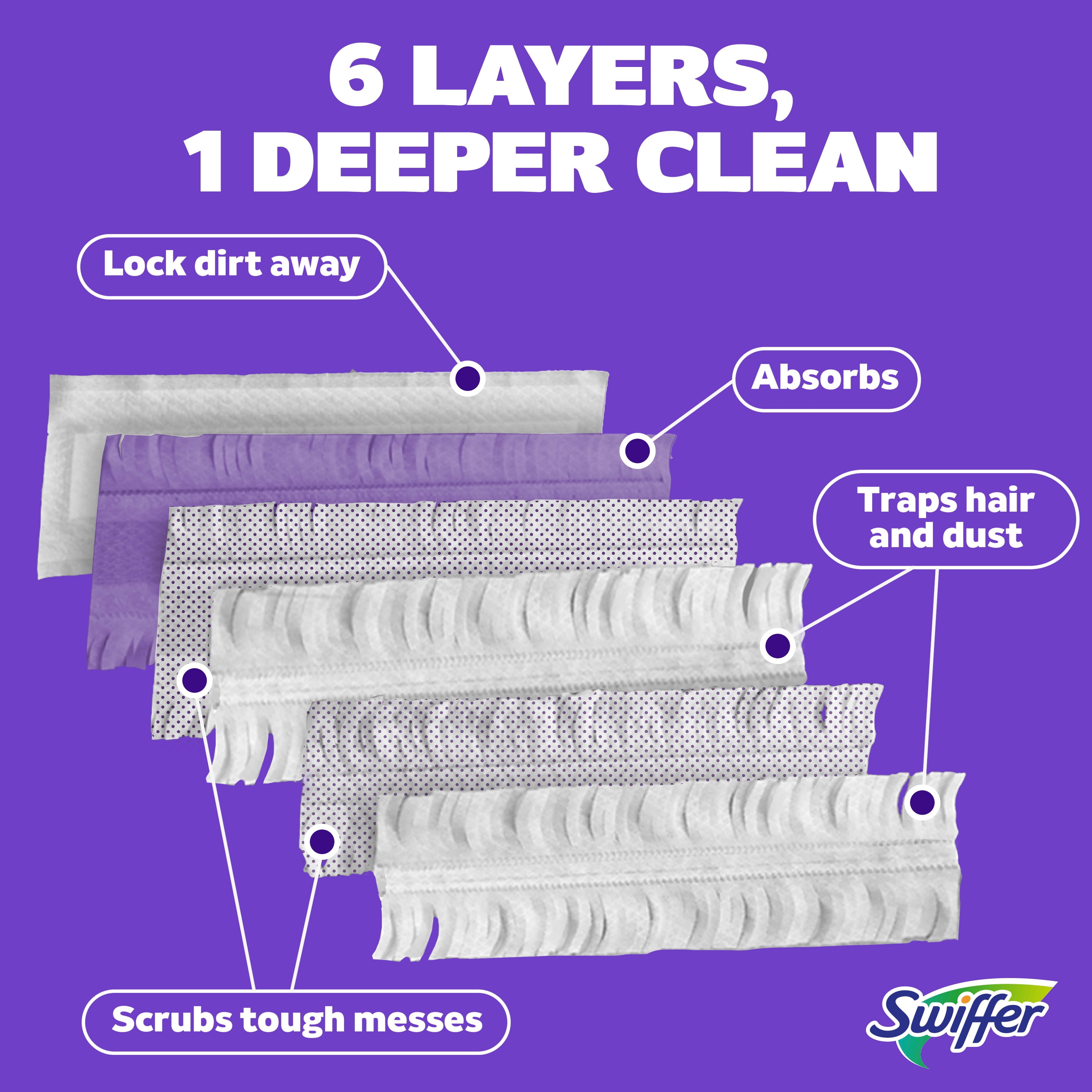Swiffer PowerMop Multi-Surface Mop Kit for Floor Cleaning, Fresh Scent, Mopping Kit Includes PowerMop, 2 Mopping Pad Refills, 1 Floor Cleaning Solution with Fresh Scent and 2 batteries
