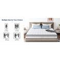 thumbnail image 3 of Twin  Mattress 10 Inch, Memory Foam Mattress with Pocket Spring, Soft & Comfortable Medium Firm,White, 3 of 17