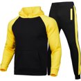 thumbnail image 1 of Mens Jogging Suit Sports Hoodie Set Two-Piece Jacket With Hood And Pockets, 1 of 8