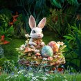 thumbnail image 3 of Nouveau Piquet de Jardin Tendance Lapin de Pâques Jardin Piquet de Jardin de Pâques Décoration de Pâques Rétro Lapin de Pâques Oeuf de Pâques Logo de Jardin Décoration de Pâques Extérieure Lapin de Pâques Oeuf de Pâques Lo de Pâques, 3 of 4