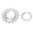 thumbnail image 2 of Fixed Gear Mountain Bike Wheel Cogs Cogs Lock Ring MTB Bicycle Sprocket Lock Rings Maintenance Cycling Crankset Accessories Replacing Parts 15T, 2 of 9